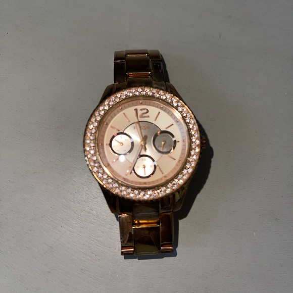 RoseGold Fossil Watch Women’s main image 4